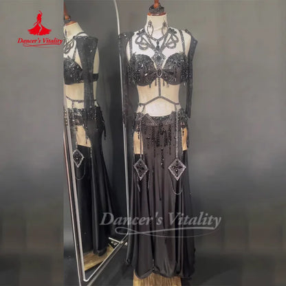 BellyDance Suit for Women Customized High-end Luxury Performance Costume Oriental Dance Competition Clothing Dance's Vitality