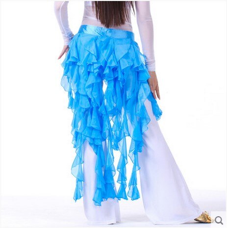 New style Belly dance costumes chiffon tassel belly dance hip scarf for women belly dancing belts 12 kinds of colors