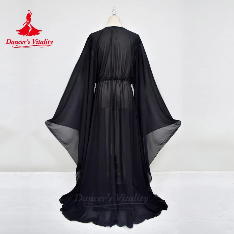 Belly Dancing Clothing Customized Comfortable and Elegant Chiffon Performance Robe Adult and Children's Oriental Dance Costumes