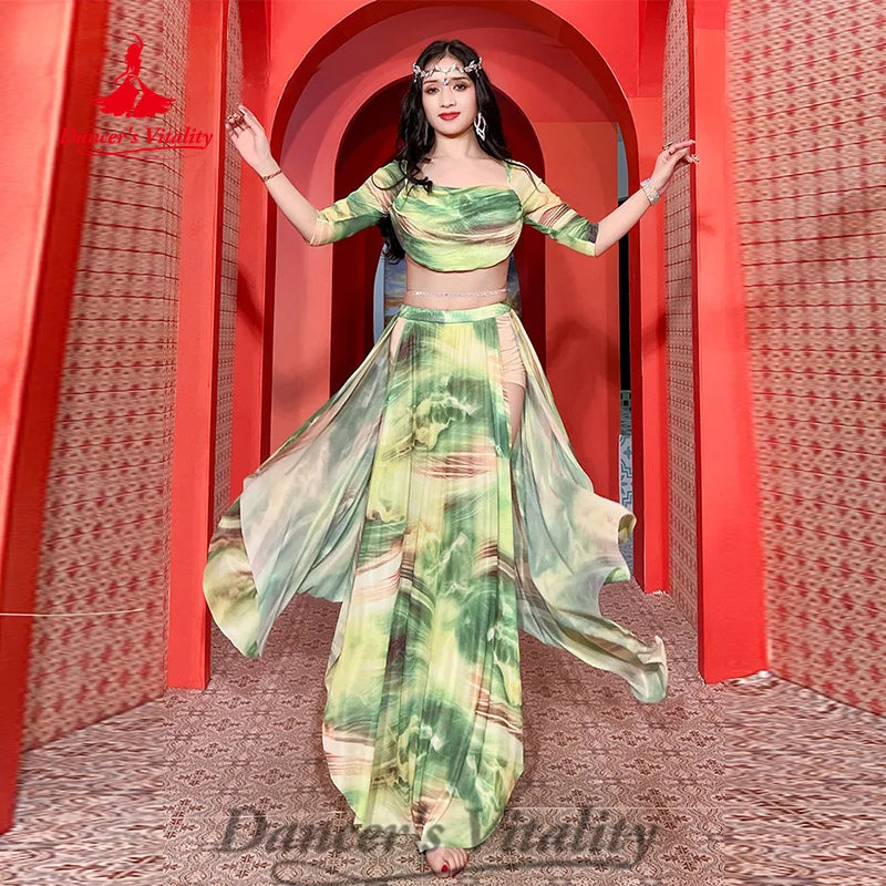 Belly Dancing Clothing Women's Customized Comfortable and Elegant Oriental Dance Practice Set BellyDance Performance Costumes