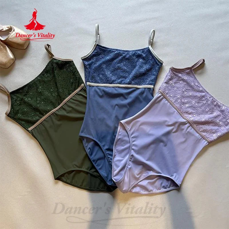Ballet Dance Sexy Lace Sleeveless Tops Women's Yoga Gymnastics Art Ex Dancer's Vitality Dance Clothes Shop Ballet Dance Sexy Lace Sleeveless Tops Women's Yoga Gymnastics Art Ex Dancer's Vitality Dance Clothes Shop