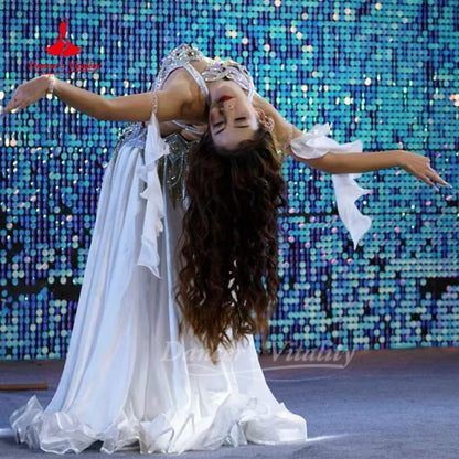 BellyDance Suit for Women Customized High-end Luxury Performance Costume Oriental Dance Competition Clothing Dance's Vitality