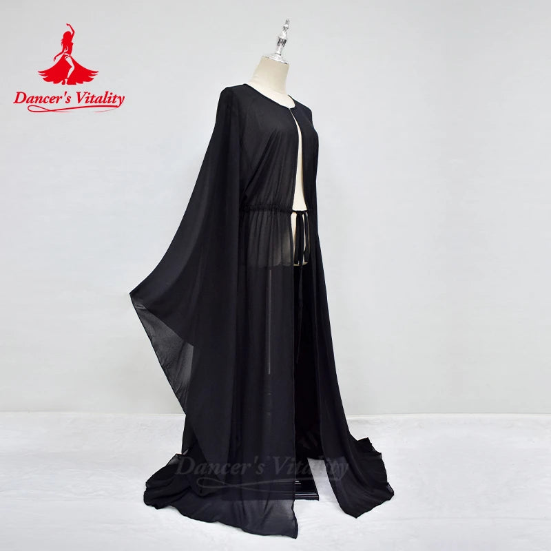 Belly Dancing Clothing Customized Comfortable and Elegant Chiffon Performance Robe Adult and Children's Oriental Dance Costumes