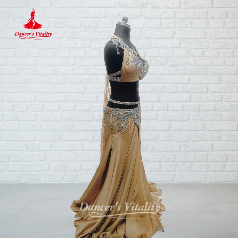 BellyDance Outfit Women Customized High-end Luxury Performance Costumes Oriental Dance Competition Clothing Dance's Vitality