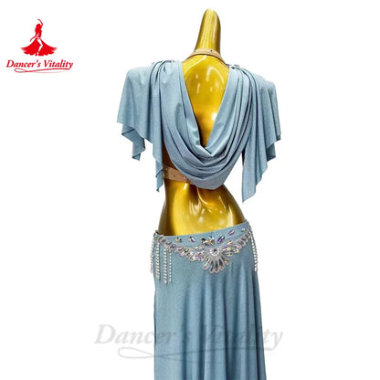 Belly Dance Costumes Set for Women Bra+long Skirt 2pcs Customsized Adult Children Oriental Belly Dancing Performance Wear Outfit