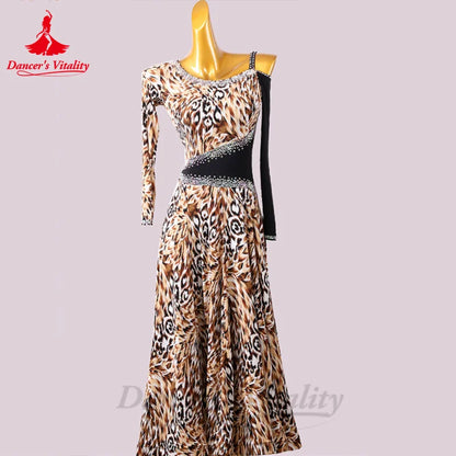 Modern Dance Performance Skirt Competiton for Social National Standard High End Waltz Costumes Adult Ballroom Dancing Dresses