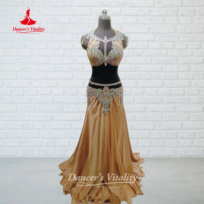 BellyDance Outfit Women Customized High-end Luxury Performance Costumes Oriental Dance Competition Clothing Dance's Vitality