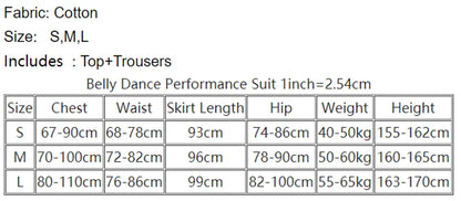 Belly Dance Performance Costume Set for Adult Children Belly Dancing Half Sleeves Top+skirt 2pcs Female  Oriental Dance Outfit