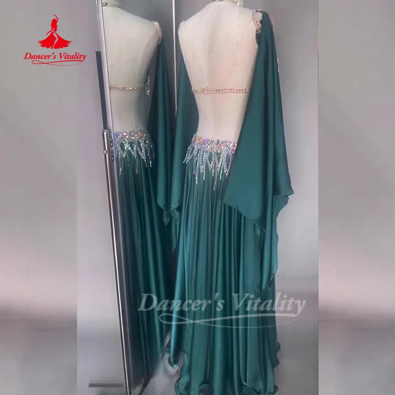 BellyDance Outfit Women Customized High-end Luxury Performance Costume Oriental Dance Competition Clothing Dance's Vitality