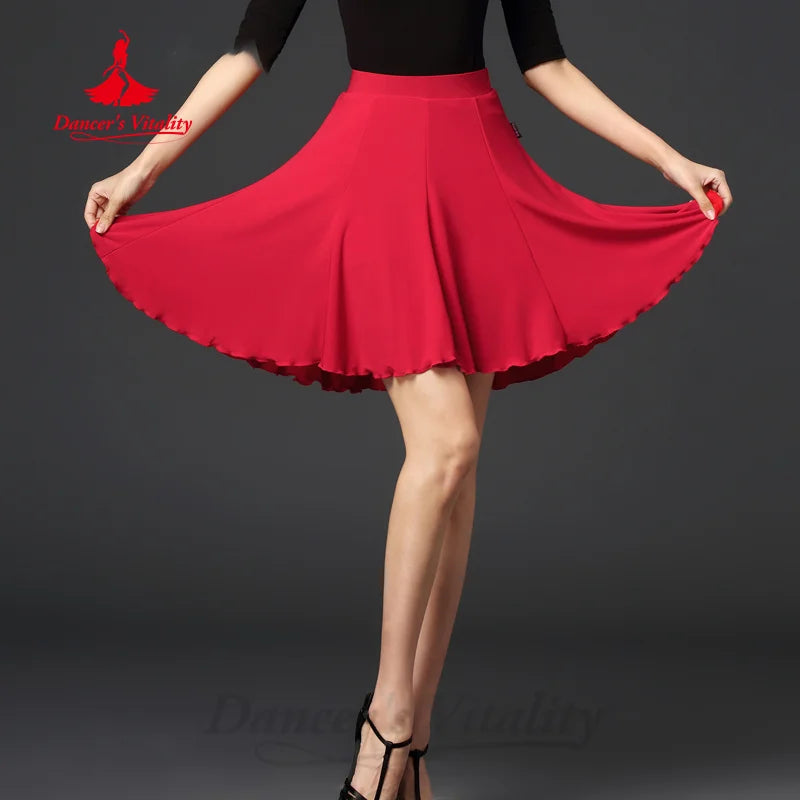 Latin Dancing Practice Costume Women Tango Chacha Samba Professional Performance Costumes Latindance Moderndance Short Skirt