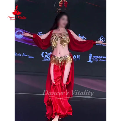 BellyDance Suit Customized High-end Sexy Temperament Competition Performance Costumes Oriental Dance Clothing Dance's Vitality