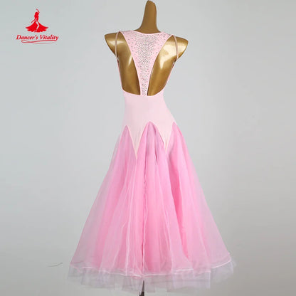 Ballroom Dance Competition Dresses Women Customsized Waltz Performance Professional Clothing Adult Children Modern Dancing Dress