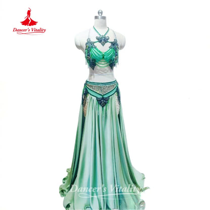 BellyDance Suit for Women Customized High-end Luxury Performance Costume Oriental Dance Competition Clothing Dance's Vitality