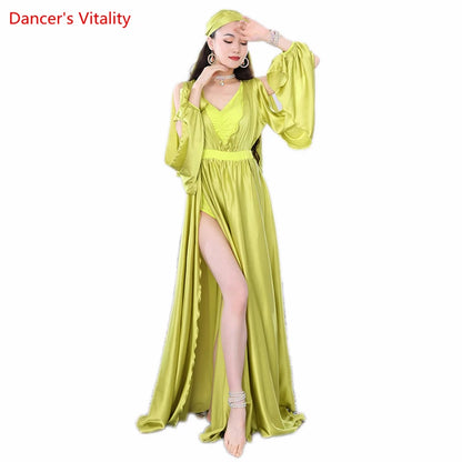 Belly Dance Costume Dress Oriental Bellydance Dress Palace Silk Folk Custom Muwashahat Robe Show for Women Competiton Robes