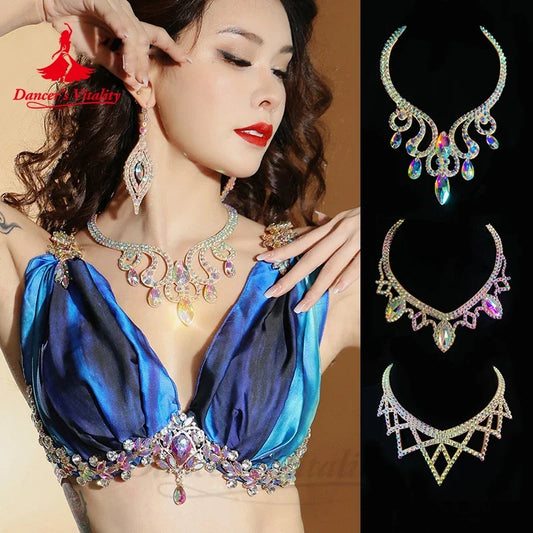 Belly Dance Necklace for Women Dancing Performance Necklaces Jewels