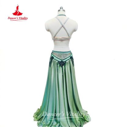 BellyDance Suit for Women Customized High-end Luxury Performance Costume Oriental Dance Competition Clothing Dance's Vitality