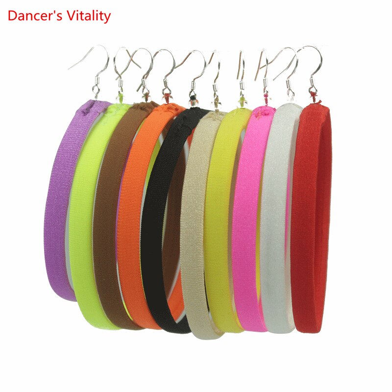 Latin Dance National Standard Performance Accessories for Women Rumba Chacha Dance Competition Earrings Children Earrings