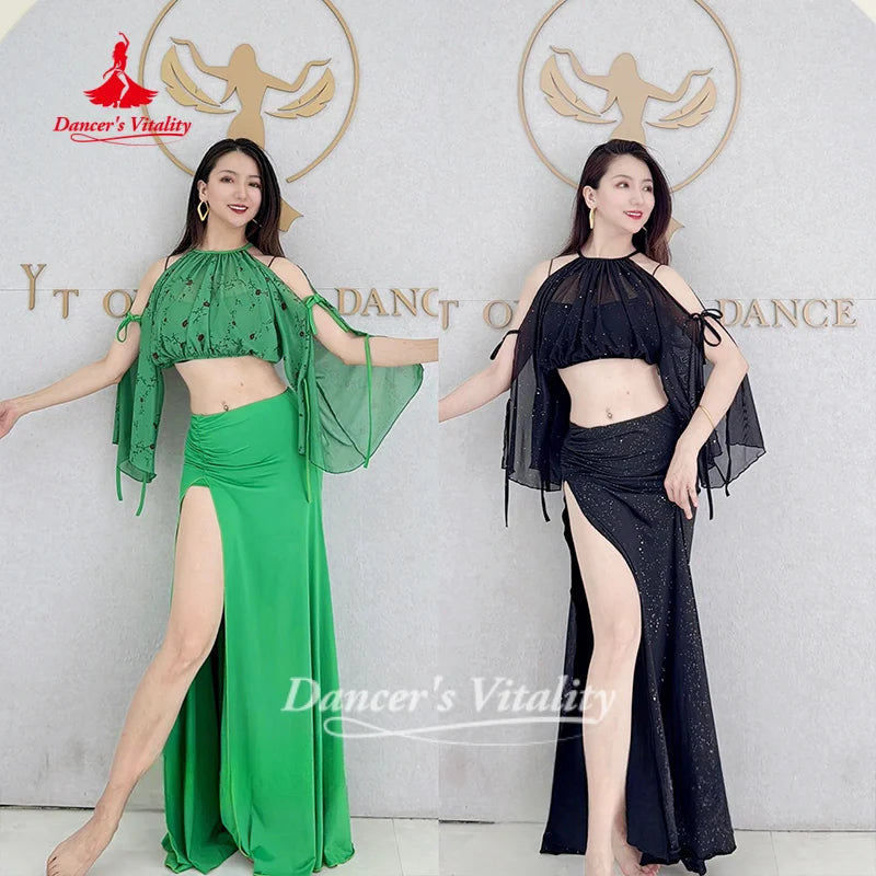 Belly Dance Practice Clothes Advanced Elegance Dance Costumes for Adult Women's Oriental Dance Clothing Dancer's Vitality