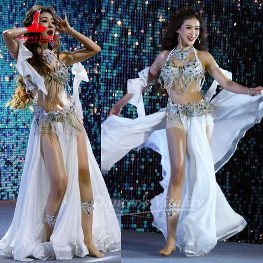 BellyDance Suit for Women Customized High-end Luxury Performance Costume Oriental Dance Competition Clothing Dance's Vitality