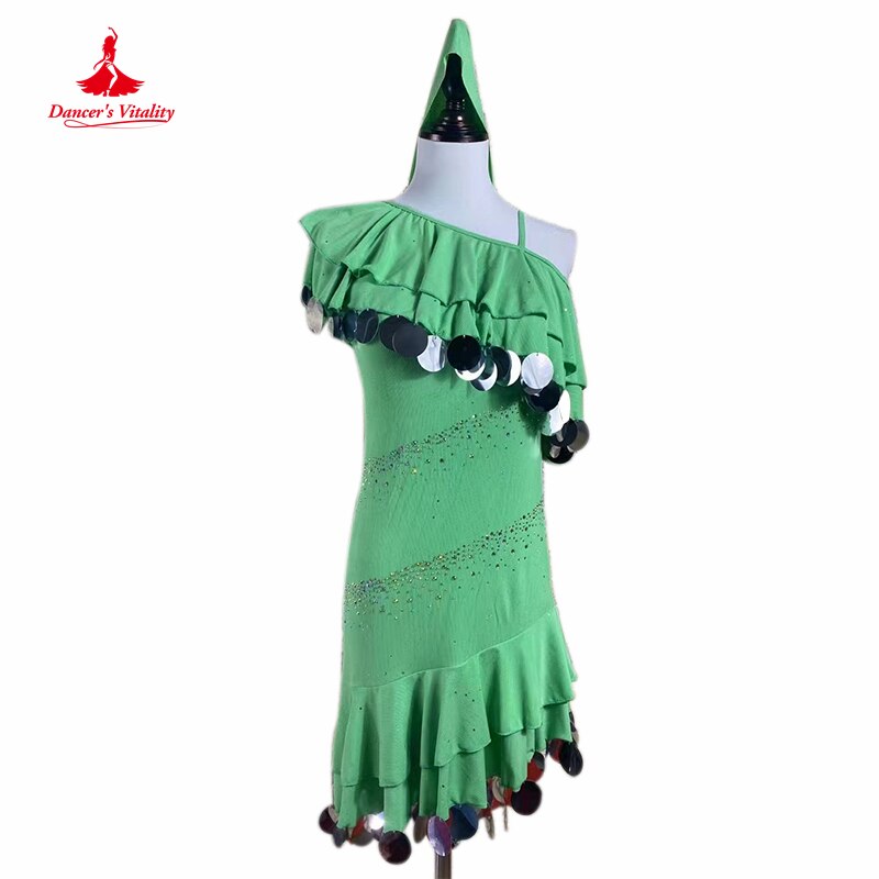 Belly Dance Mayala Dress Customzied Big Sequins Cotton Belly Dancing Robes for Women Children Mayala Performance Dresses