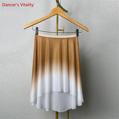 Ballet Dress Mid length Art Examination Professional Body Sports Basic Training Skirt Adult Women's gymnastics tutu Skirt