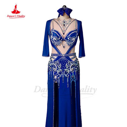 Belly Dance Clothes for Women Customsized Shaabi Baladi Saidi Performance Dress Senior Competition Robes Female Oriental Skirt